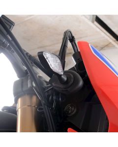 R&G Racing Black Front Indicator Adapter Kit FAP0037BK