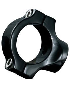 Kuryakyn Mounts for Vertical Side Mount License Plate Holders Gloss Black