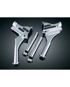 Kuryakyn Chrome Deluxe Neck Covers 97-07 Harley Touring FLHT FLHX FLTR FLHR 7866