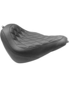 Mustang Wide Tripper Solo Seat Diamond Stitch Black For Harley-Davidson Softail Slim 2018-2021 83047