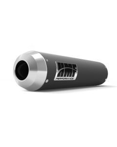 HMF Muffler Pol/Can-Am Out/Sprtsmn/Rng(70-110) 07-25 Gun Metal Performance Slip On Exhaust Mini End Cap