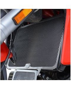 R&G Racing Black Aluminum Radiator Guard For 2016-2018 Ducati Multistrada 1200 Enduro