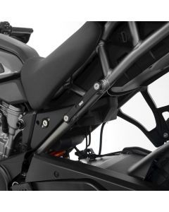 R&G Racing Black Rear Foot Rest Delete Blanking Plates LHS For 2021-2023 Harley-Davidson Pan America 1250 RA1250