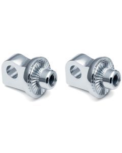Kuryakyn Universal Peg Adaptors Stop Splined Chrome