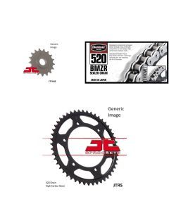 520 BMZR Chain Chrome, Front & Rear Sprocket Kit BMW F650 GS Dakar 2001-2005