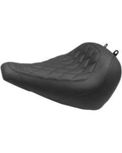 Mustang Wide Tripper Solo Seat Diamond Stitch Black 83026