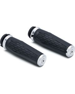 Kuryakyn Hex Grips for V-Twin TBW Black