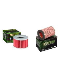 HIFLO FILTRO Oil and Air Filter Kit for HONDA GL500 I Interstate 81-82