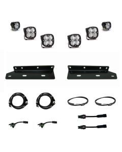 Baja Designs Fog Pocket Light Kit S1 Series Multi Pattern Clear Lens For Ford F-150 Raptor 2021-2023 448054