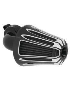 Arlen Ness Black Deep Cut Monster Sucker Air Cleaner Kit 81-037