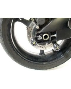 R&G Racing Black Cotton Reels Offset For 2006-2010 Suzuki GSXR600
