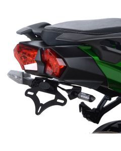 R&G Racing Black Tail Tidy License Plate Holder For 2022-2023 Kawasaki Ninja H2 SX SE ZX1000