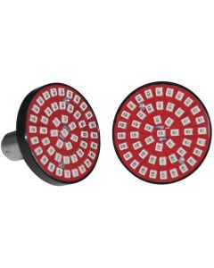 Letric Lighting Bullet Style Turn Signal Inserts Red 1157