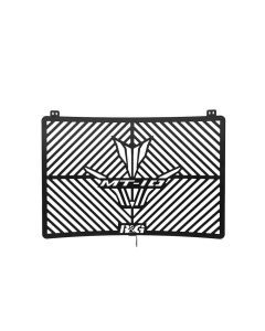 R&G Racing Black Branded Radiator Guard For 2018-2024 Yamaha MT-10