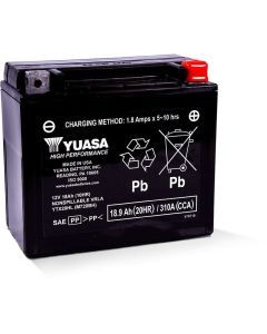 Yuasa Maintenance Free YTX20HL 12 Volt Battery YUAM720BH