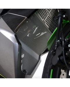 R&G Racing Titanium Downpipe Grill For 2019-2024 Kawasaki Ninja 125 DG0029TI