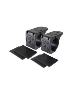 KC HiLiTES Bracket Set - Tube Clamp Light Mount - Rubber Adjustment Shims - 2.25" - 2.5"