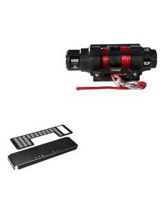 Viper 6000lbs V3 Winch Red Rope With Mount For Polaris Ranger TM 2004-2006