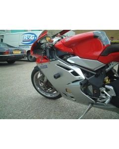 R&G Racing Black Classic Style Crash Protectors For 2006-2008 MV Agusta F4 1000R