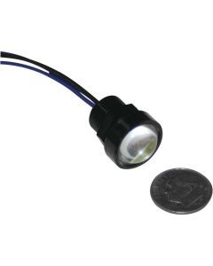 Letric Lighting Royal Flush Mount G2 LED 3-Wire, 9/16", Black/White/Amber