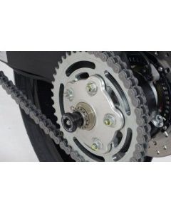 R&G Racing Black Spindle Sliders For 2013-2014 Ducati Hypermotard 821