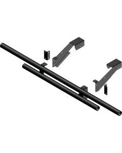 KFI Double Tube Rear Bumper - Black - 101535