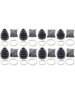 Complete Front & Rear Inner & Outer CV Boot Repair Kit YFM660 Grizzly 03-08