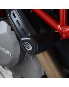 R&G Racing Black Aero Style Crash Protection Bobbins For 2022-2024 Ducati DesertX