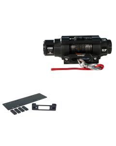 Viper 4500lbs V3 Winch Black Rope With Mount For Honda Pioneer 1000 2016-2021