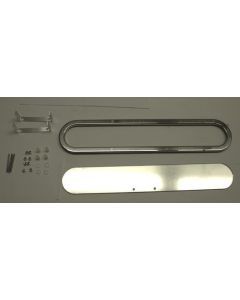 Intellitronix Chrome Bezel Kit For 6 Gauges With Mirrored Plexi-Glass BZ10003