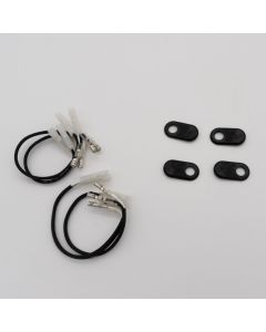 R&G Racing Black Indicator Adapter Kit For 2021-2024 Triumph Scrambler 1200 XE