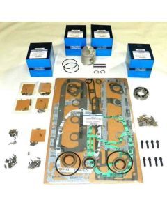 WSM Powerhead Rebuild Kit For Mercury / Mariner 20 - 50 Hp Cross Flow 72-97 .010 Over