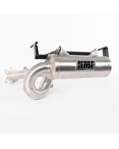 HMF Muffler Slip-On Titan XL Exhaust Stainless Billet End Cap For Can-Am Outlander 1000/850 2025-2026 714653637488