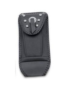 Harley FLSTF Fat Boy 1990-1999 Tank Bib With Pouch w/Chrome Studs by Mustang