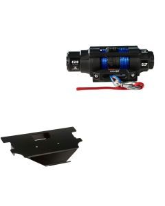 Viper 4500lbs V3 Winch Blue Rope With Mount For Honda Big Red 200 1982-1984