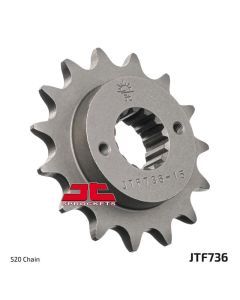JT Sprockets Front Steel Sprocket 15 Tooth 15T 520 Chain For Ducati Scrambler Sixty2 400 2016-2021 JTF736.15