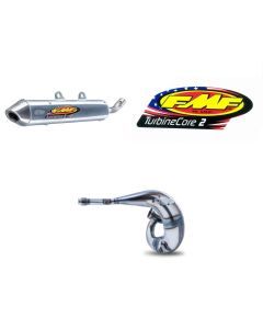 Factory Fatty Exhaust Pipe & Turbinecore2 Silencer w/ Decal HUSQVARNA TC 250 17