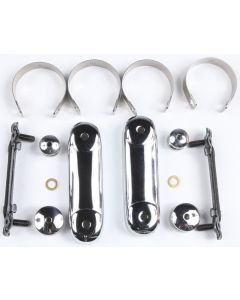 National Cycle Clear Spartan Quick Release Windshield With Mount Kit, Straight Forks