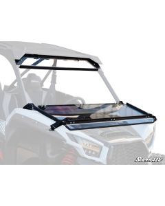 SuperATV Kawasaki Teryx KRX 1000 Scratch Resistant Flip Down Windshield FDWS-K-KRX-70