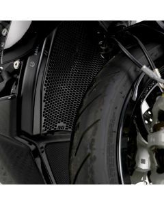 R&G Racing Matt Black PRO Radiator Guard For 2023-2024 Ducati Diavel V4