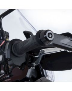 R&G Racing Black Bar End Sliders For 2021-2024 Triumph Tiger 850 Sport