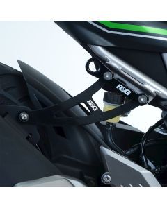R&G Racing Black Exhaust Hanger For 2019-2024 Kawasaki Ninja 125