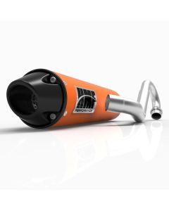 HMF Muffler Kawasaki KFX 400 03-14 Orange Performance Full System Exhaust Black Euro End Cap