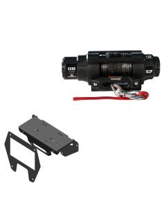 Viper 4500lbs V3 Winch Black Rope With Mount For Polaris RZR Pro XP 2020-2022