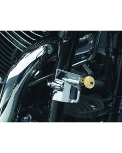 Kuryakyn Universal Helmet Lock Chrome 1 1/4" 1-1/2" Frame Harley Suzuki Honda
