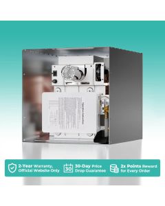 Fogatti RV Tankless Water Heater InstaShower 7 (Without Door), 48,000 BTU Heating, Energy Saving Model