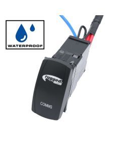 Rugged Radios Rocker Power Switch for Waterproof Mobile Radios and Rugged Intercoms PH-MS-WP