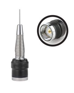 Rugged Radios UHF & VHF Wide Band 1/4 Wave Antenna with Spring (132 - 525 MHz) WB-1/4W-HD