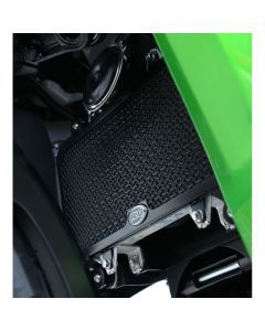 R&G Racing Black Aluminum Radiator Guard For 2017-2019 Kawasaki Versys-X 250