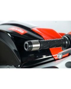 R&G Racing Black Bar End Sliders For 2011-2016 Aprilia RS4 125 BE0055BK